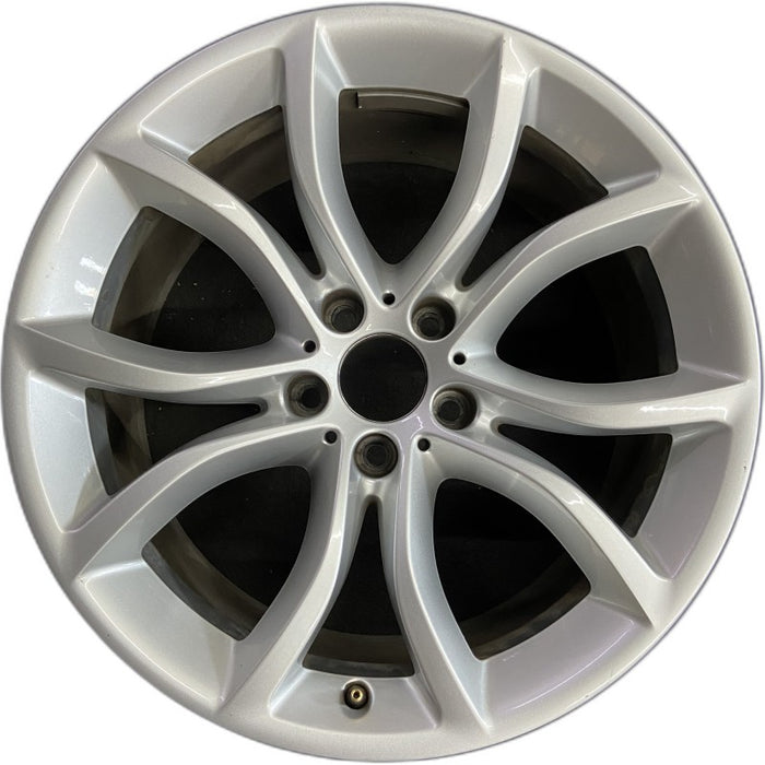 19" BMW X6 15-17 19x9 alloy 5 spoke V spoke w/o dimples between lugs; 18mm offset Original OEM Wheel Rim