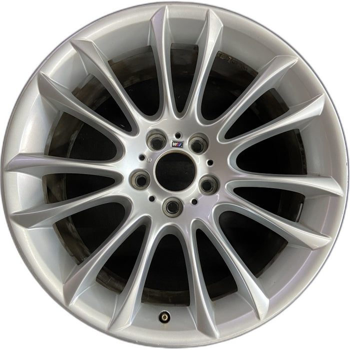 19" BMW 535i GT 10-17 19x9.5 alloy 7 spoke rear V spoke flat spoke edge narrow spoke Original OEM Wheel Rim