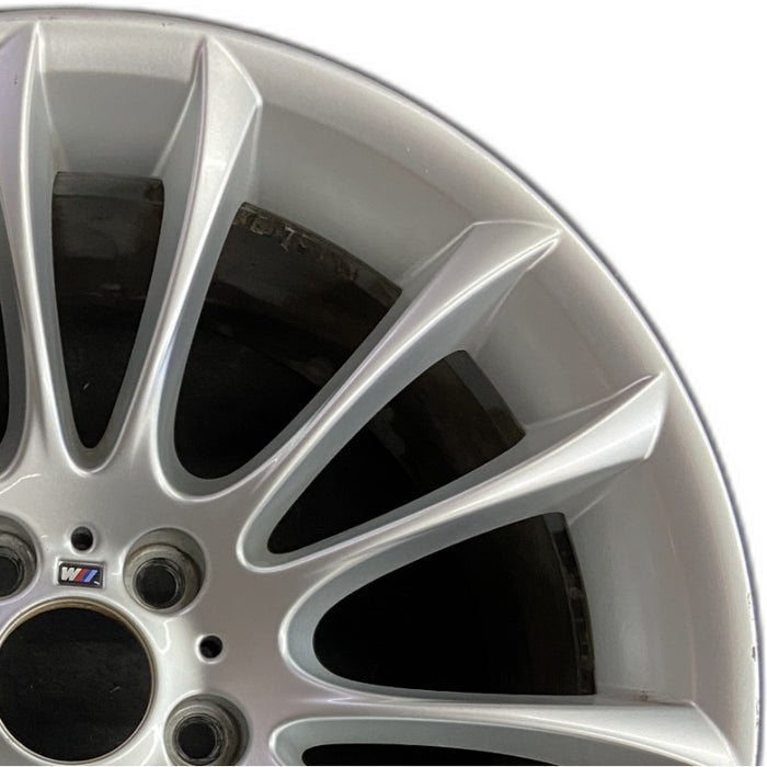 19" BMW 535i GT 10-17 19x9.5 alloy 7 spoke rear V spoke flat spoke edge narrow spoke Original OEM Wheel Rim