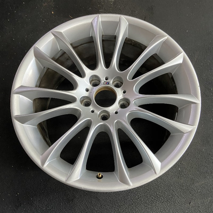 19" BMW 535i GT 10-17 19x9.5 alloy 7 spoke rear V spoke flat spoke edge narrow spoke Original OEM Wheel Rim