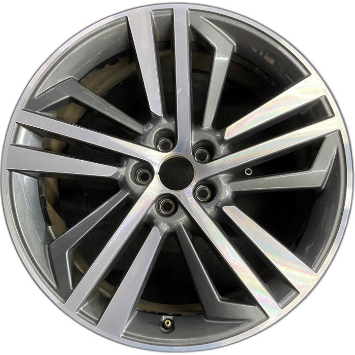 20" AUDI Q5 20 20x8 alloy 5 spoke triple spoke silver dark gray Original OEM Wheel Rim