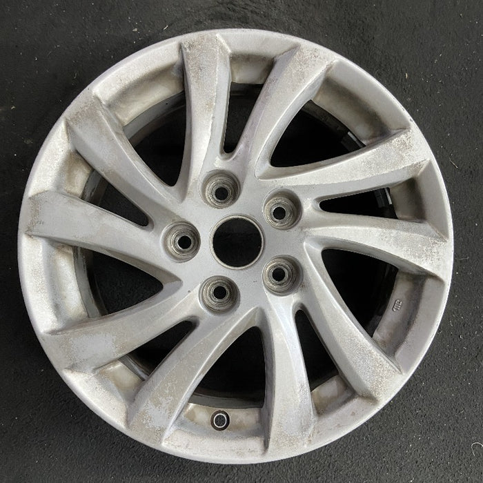 16" MAZDA 3 12 16x6.5 alloy 10 spoke silver Original OEM Wheel Rim