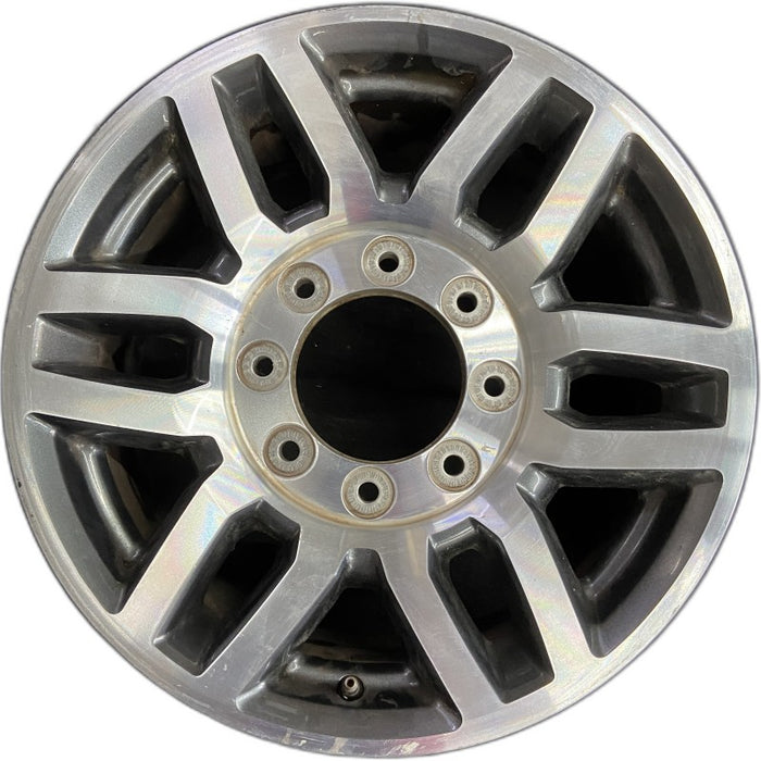 18" FORD F250SD PICKUP 17 18x8 TPMS aluminum 12 spoke 6 split spokes machined face pockets Original OEM Wheel Rim