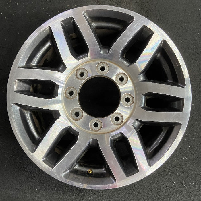 18" FORD F250SD PICKUP 17 18x8 TPMS aluminum 12 spoke 6 split spokes machined face pockets Original OEM Wheel Rim