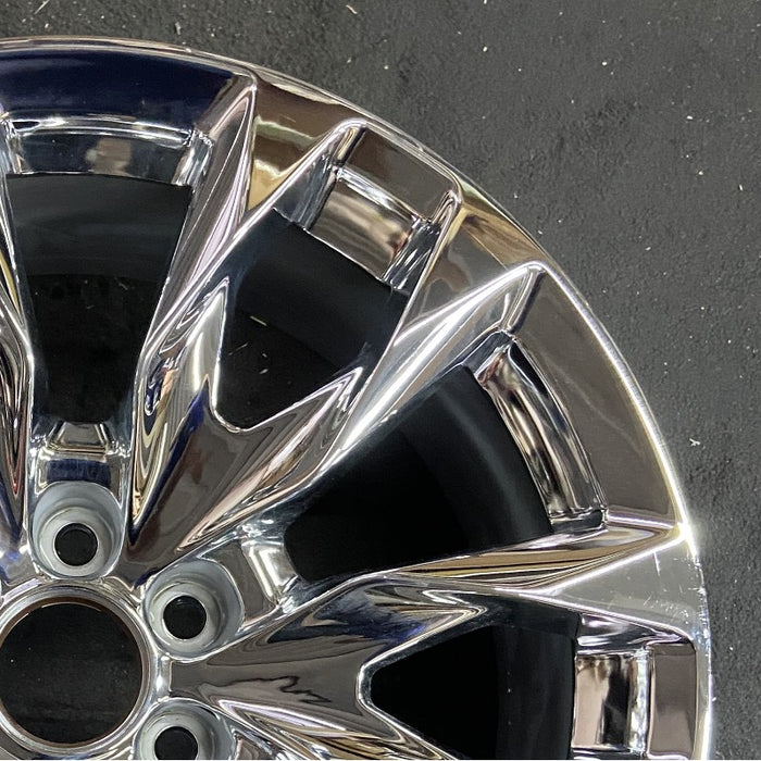 22" SIERRA 1500 PICKUP 23 22x9 raised spoke 12 spoke chrome opt SSI Original OEM Wheel Rim