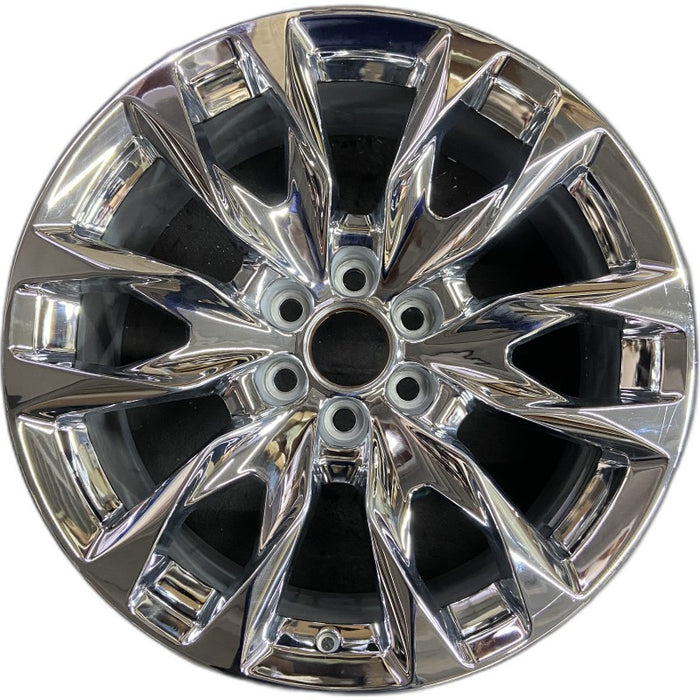 22" SIERRA 1500 PICKUP 23 22x9 raised spoke 12 spoke chrome opt SSI Original OEM Wheel Rim