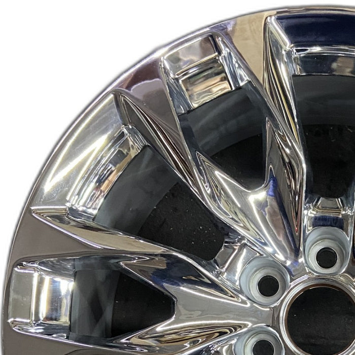 22" SIERRA 1500 PICKUP 23 22x9 raised spoke 12 spoke chrome opt SSI Original OEM Wheel Rim