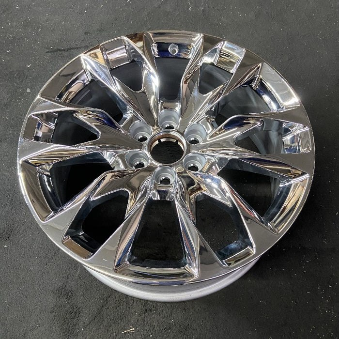 22" SIERRA 1500 PICKUP 23 22x9 raised spoke 12 spoke chrome opt SSI Original OEM Wheel Rim