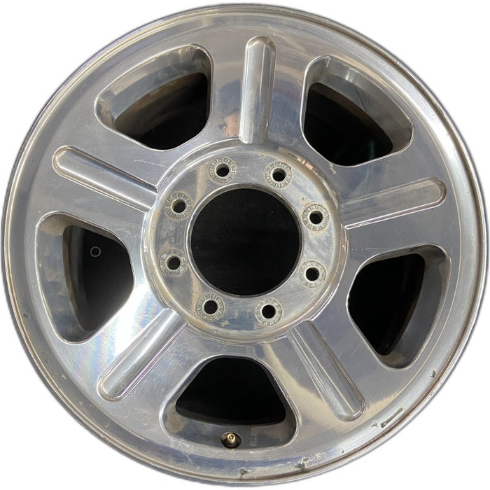 18" FORD F250SD PICKUP 05 18x8 SRW 5 spoke   aluminum grooved spoke Original OEM Wheel Rim