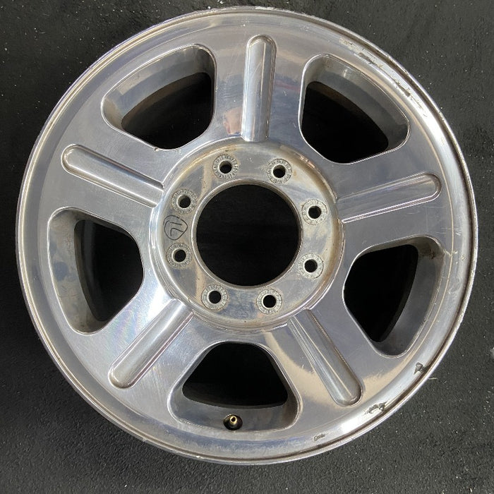 18" FORD F250SD PICKUP 05 18x8 SRW 5 spoke   aluminum grooved spoke Original OEM Wheel Rim