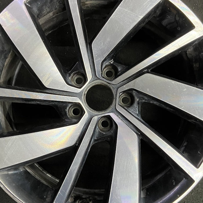 18" JETTA GLI 19-21 18x7.5 alloy 5 double spoke machined face with pockets Original OEM Wheel Rim