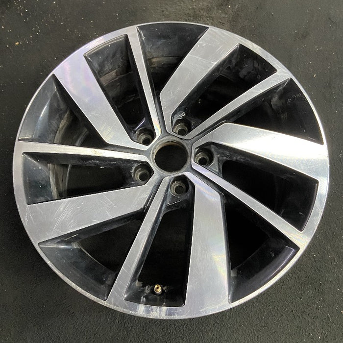 18" JETTA GLI 19-21 18x7.5 alloy 5 double spoke machined face with pockets Original OEM Wheel Rim