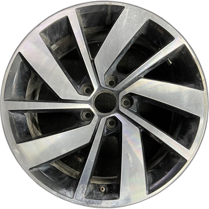 18" JETTA GLI 19-21 18x7.5 alloy 5 double spoke machined face with pockets Original OEM Wheel Rim