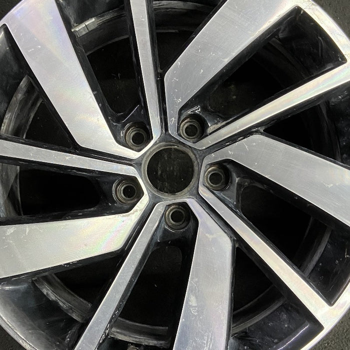 18" JETTA GLI 19-21 18x7.5 alloy 5 double spoke machined face with pockets Original OEM Wheel Rim