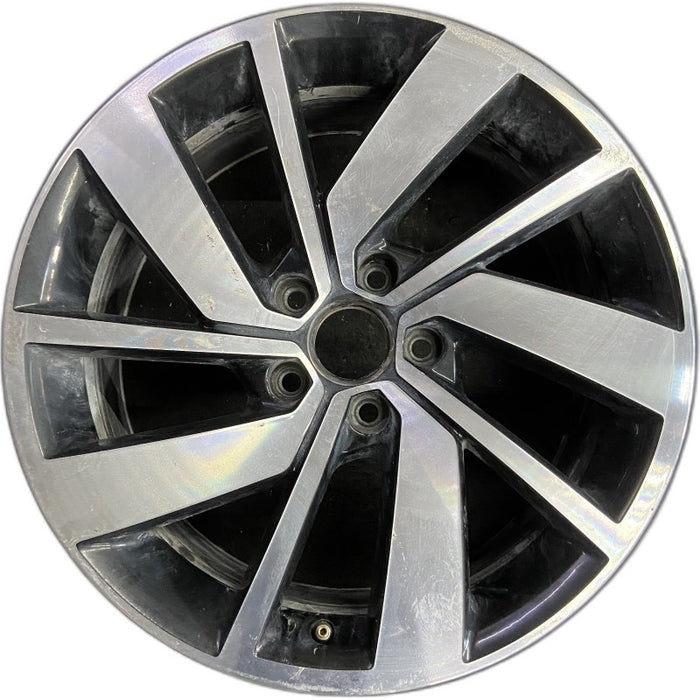 18" JETTA GLI 19-21 18x7.5 alloy 5 double spoke machined face with pockets Original OEM Wheel Rim