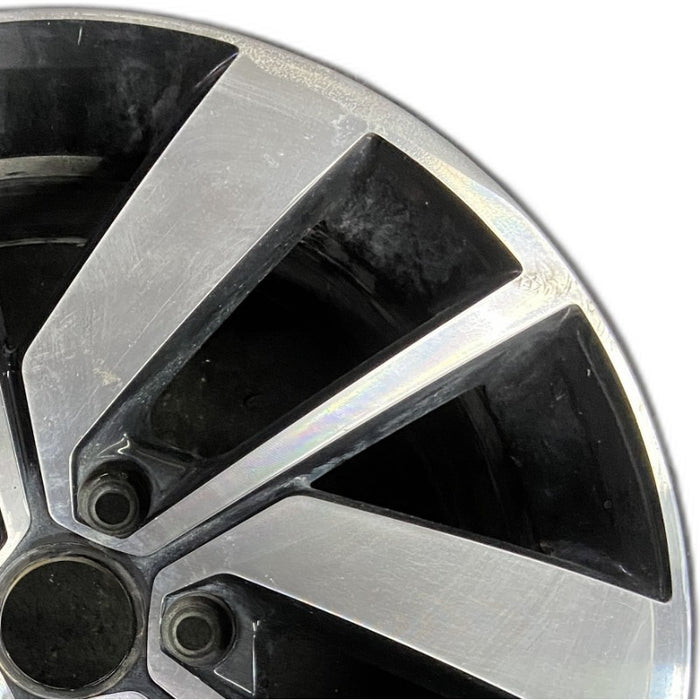 18" JETTA GLI 19-21 18x7.5 alloy 5 double spoke machined face with pockets Original OEM Wheel Rim