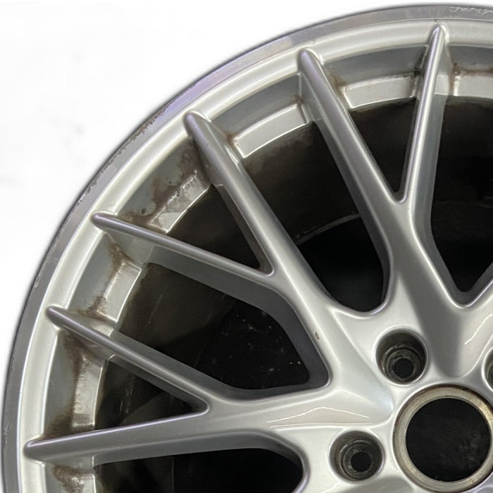 21" PORSCHE PANAMERA 17-23 alloy 21x11.5 10 spoke Y spoke design silver Original OEM Wheel Rim