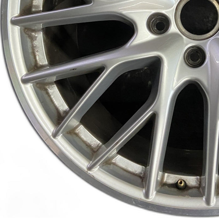 21" PORSCHE PANAMERA 17-23 alloy 21x11.5 10 spoke Y spoke design silver Original OEM Wheel Rim