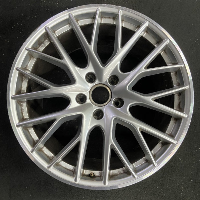 21" PORSCHE PANAMERA 17-23 alloy 21x11.5 10 spoke Y spoke design silver Original OEM Wheel Rim