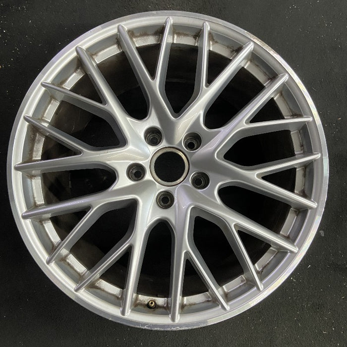 21" PORSCHE PANAMERA 17-23 alloy 21x11.5 10 spoke Y spoke design silver Original OEM Wheel Rim