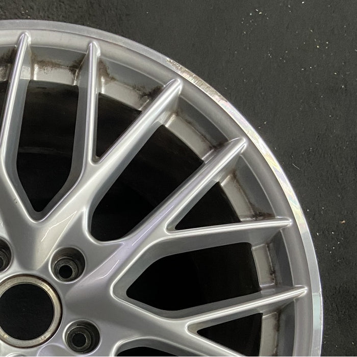 21" PORSCHE PANAMERA 17-23 alloy 21x11.5 10 spoke Y spoke design silver Original OEM Wheel Rim