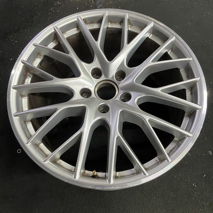 21" PORSCHE PANAMERA 17-23 alloy 21x11.5 10 spoke Y spoke design silver Original OEM Wheel Rim