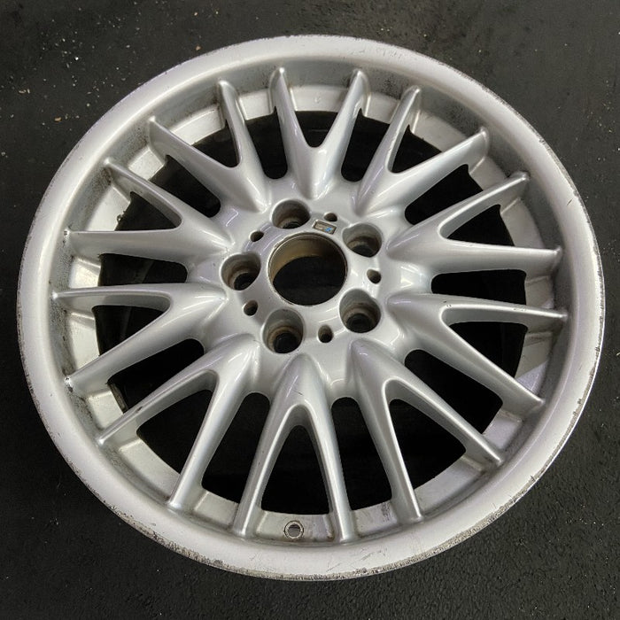 18" BMW 320i 01-05 Sdn Canada market 18x8.5 alloy rear 10 spoke V spoke design Original OEM Wheel Rim