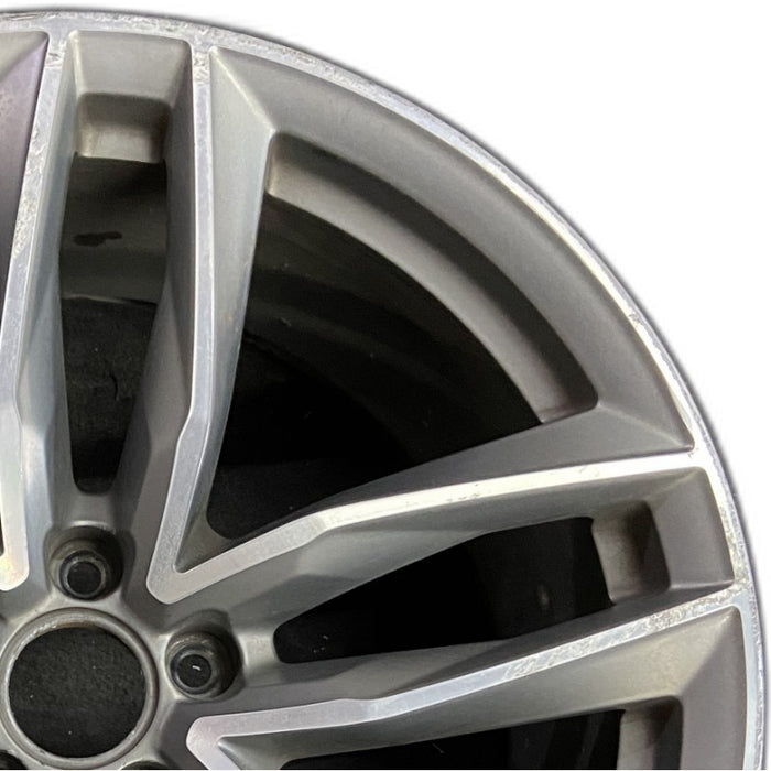 20" AUDI A7 16-18 20x9 alloy 5 double spoke titanium finish Original OEM Wheel Rim