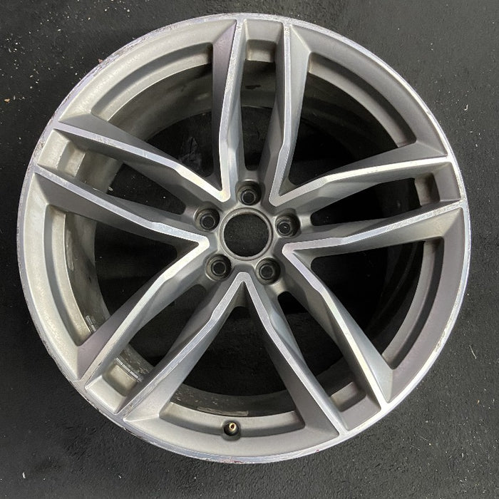 20" AUDI A7 16-18 20x9 alloy 5 double spoke titanium finish Original OEM Wheel Rim