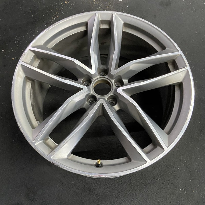 20" AUDI A7 16-18 20x9 alloy 5 double spoke titanium finish Original OEM Wheel Rim