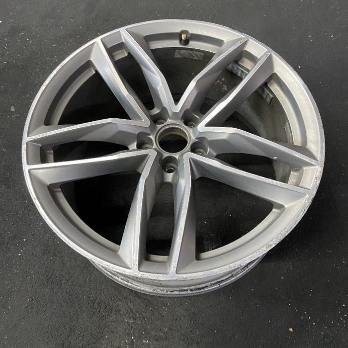 20" AUDI A7 16-18 20x9 alloy 5 double spoke titanium finish Original OEM Wheel Rim