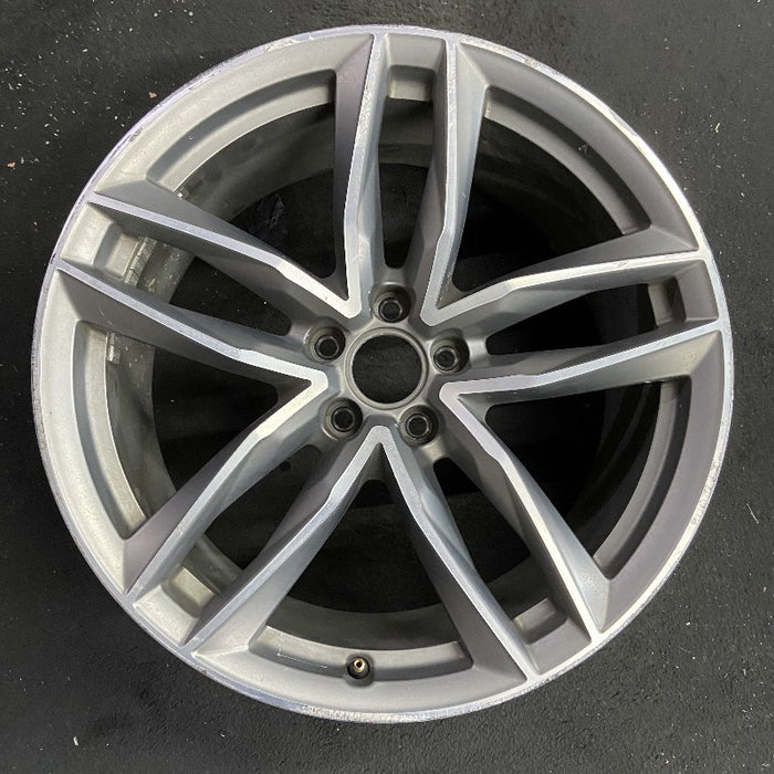 20" AUDI A7 16-18 20x9 alloy 5 double spoke titanium finish Original OEM Wheel Rim