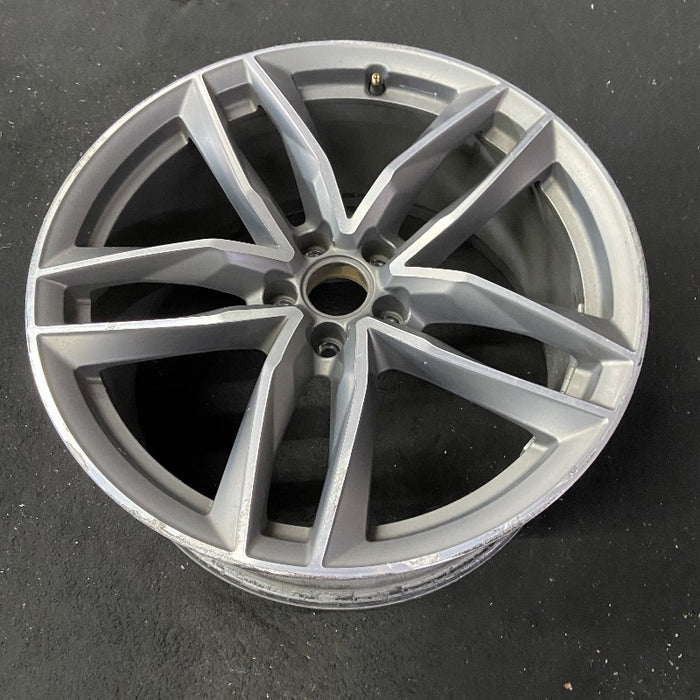 20" AUDI A7 16-18 20x9 alloy 5 double spoke titanium finish Original OEM Wheel Rim