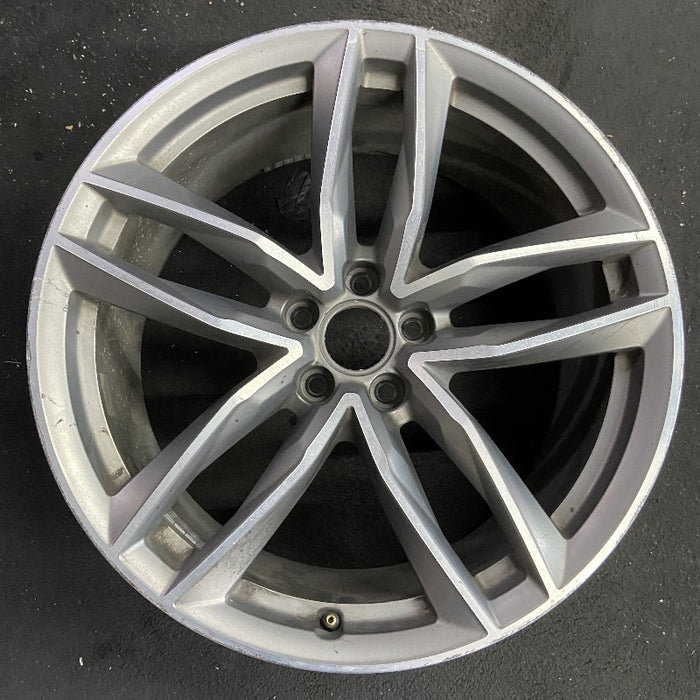 20" AUDI A7 16-18 20x9 alloy 5 double spoke titanium finish Original OEM Wheel Rim