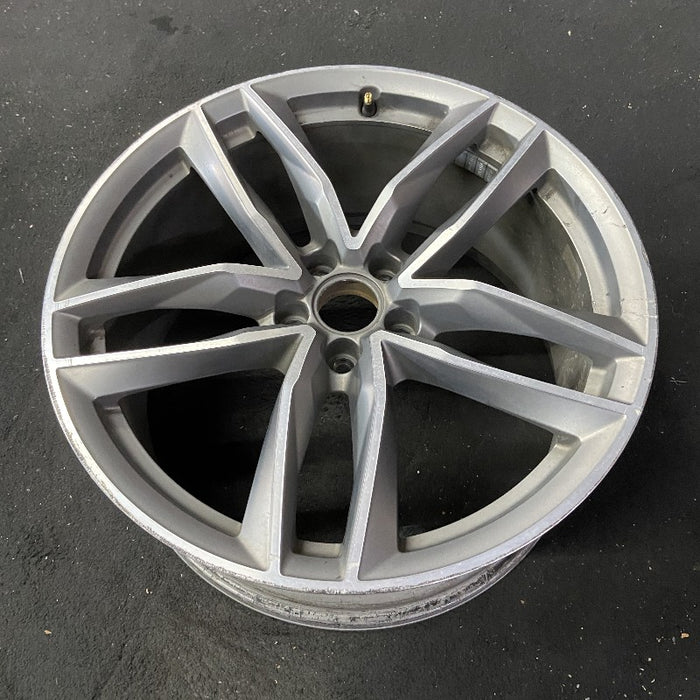 20" AUDI A7 16-18 20x9 alloy 5 double spoke titanium finish Original OEM Wheel Rim