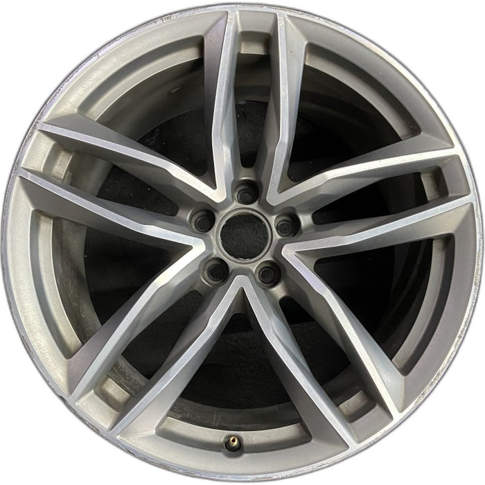 20" AUDI A7 16-18 20x9 alloy 5 double spoke titanium finish Original OEM Wheel Rim