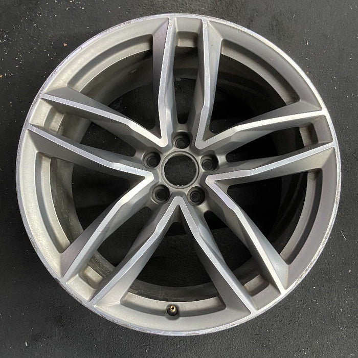 20" AUDI A7 16-18 20x9 alloy 5 double spoke titanium finish Original OEM Wheel Rim