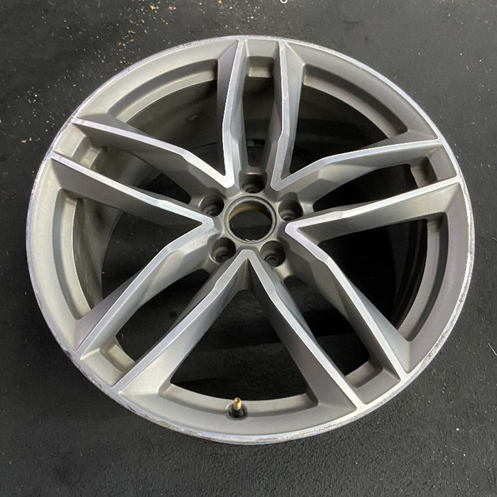 20" AUDI A7 16-18 20x9 alloy 5 double spoke titanium finish Original OEM Wheel Rim