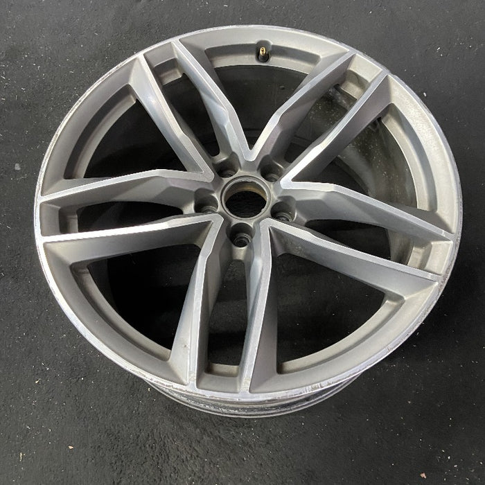 20" AUDI A7 16-18 20x9 alloy 5 double spoke titanium finish Original OEM Wheel Rim