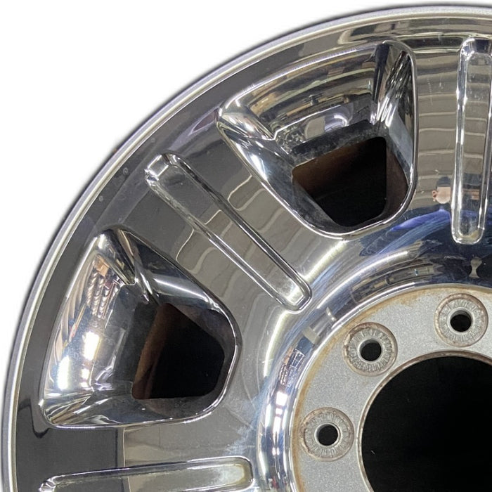 20" FORD F250SD PICKUP 12-16 20x8 aluminum TPMS 7 spoke indented chrome clad Original OEM Wheel Rim