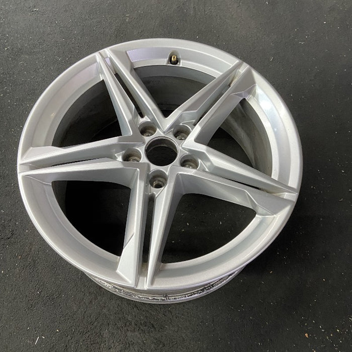 18" AUDI A4 19 18x8 alloy 5 double spoke star design Original OEM Wheel Rim