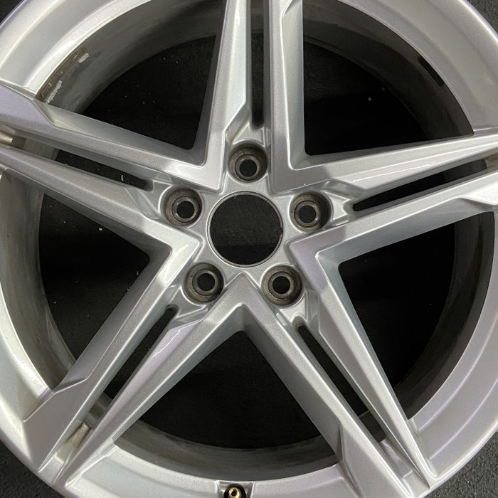 18" AUDI A4 19 18x8 alloy 5 double spoke star design Original OEM Wheel Rim