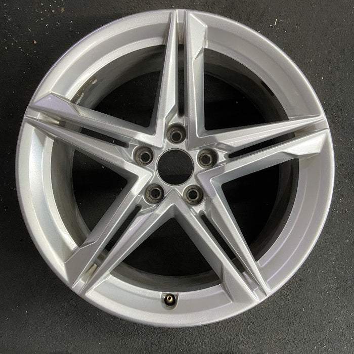 18" AUDI A4 19 18x8 alloy 5 double spoke star design Original OEM Wheel Rim