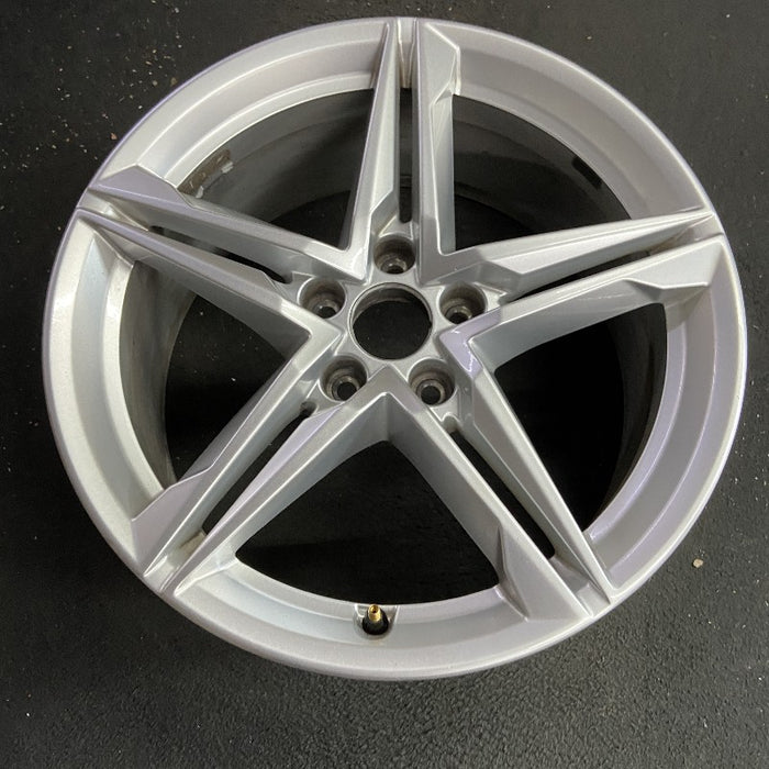 18" AUDI A4 19 18x8 alloy 5 double spoke star design Original OEM Wheel Rim