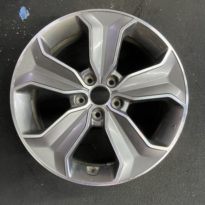 18" SANTA FE 13 18x7.5 alloy 5 spoke 3.3L LWB Original OEM Wheel Rim