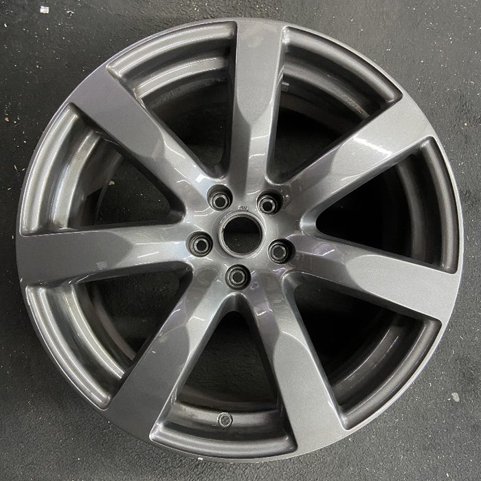 20" GT-R 09-11 20x9.5 alloy 7 spoke frt dark silver Original OEM Wheel Rim