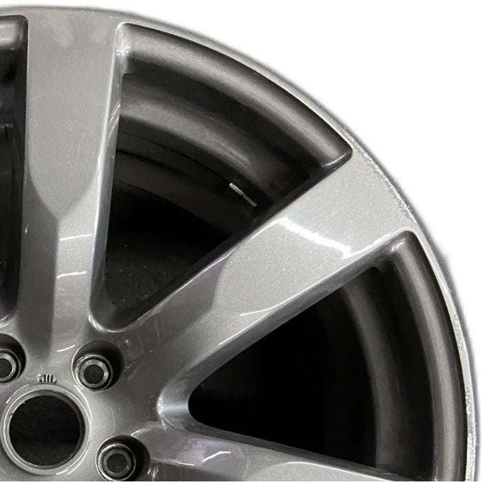 20" GT-R 09-11 20x9.5 alloy 7 spoke frt dark silver Original OEM Wheel Rim