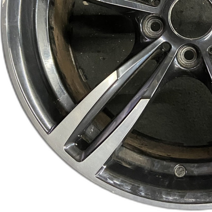 19" BMW M2 16-17 19x10 alloy 10 spoke wide spoke edge rear black Original OEM Wheel Rim