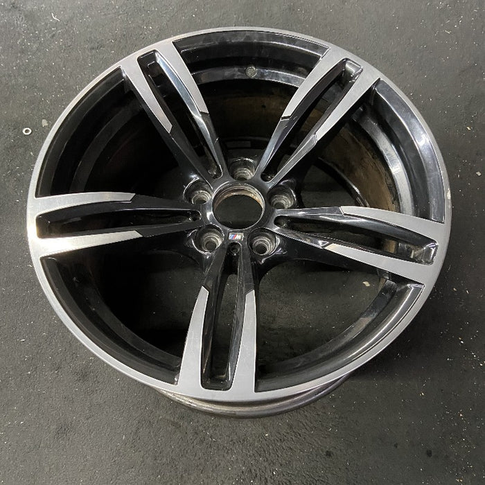 19" BMW M2 16-17 19x10 alloy 10 spoke wide spoke edge rear black Original OEM Wheel Rim