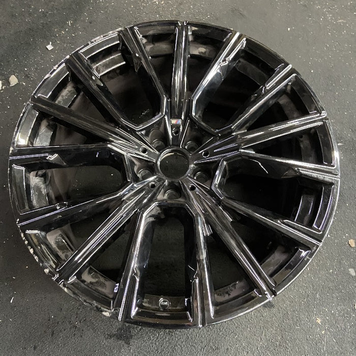 20" BMW 740i 21-22 20x10 star design black jet black Original OEM Wheel Rim